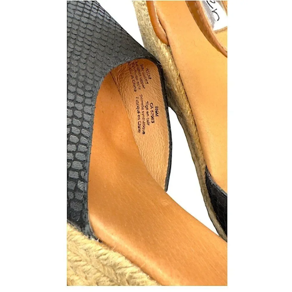 Halogen espadrille wedge