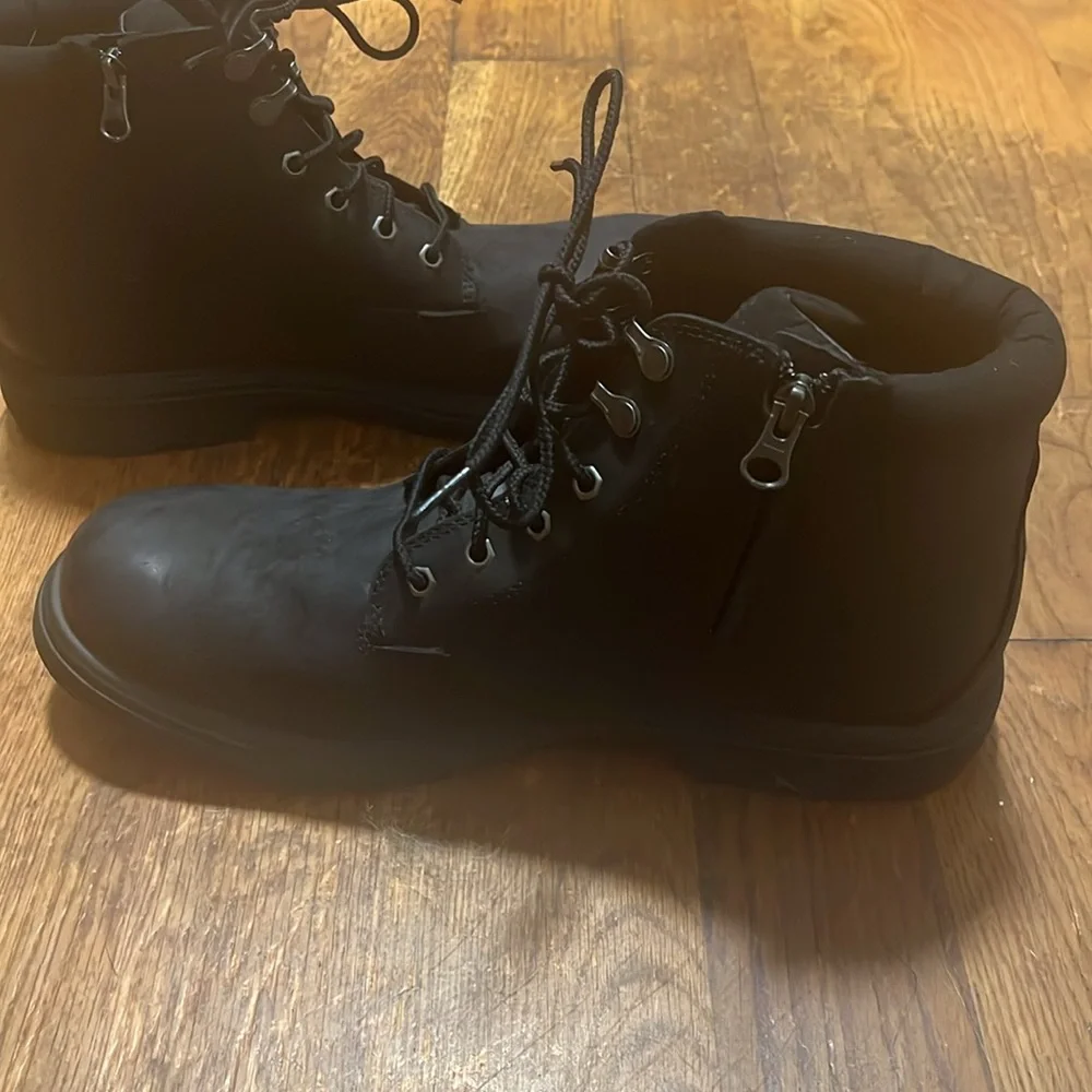 UGG MEN'S BILTMORE WORK WINTER LEATHER ANKLE BOOTS BLACK Size 12