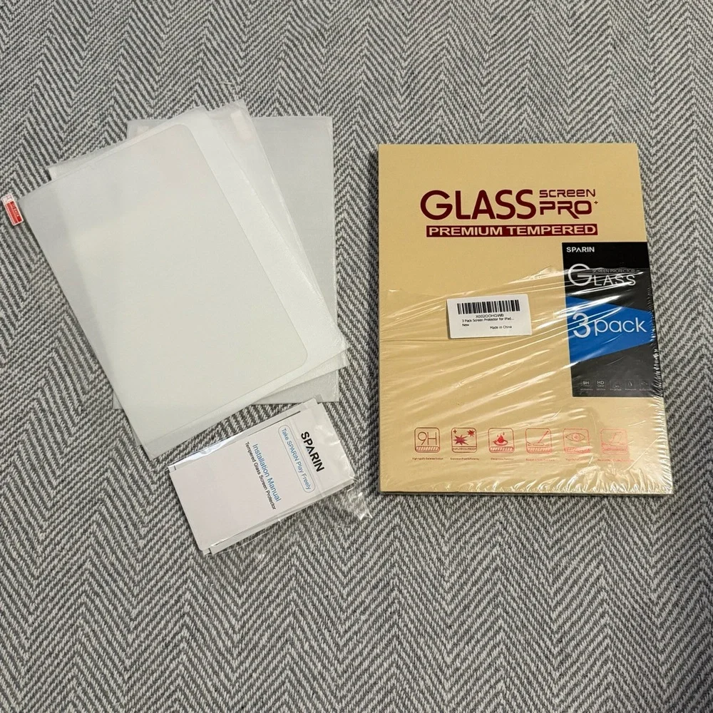 SPARIN 3 Pack Screen Protector for iPad Air 5th Gen/4th Gen 10.9 Inch See Pics