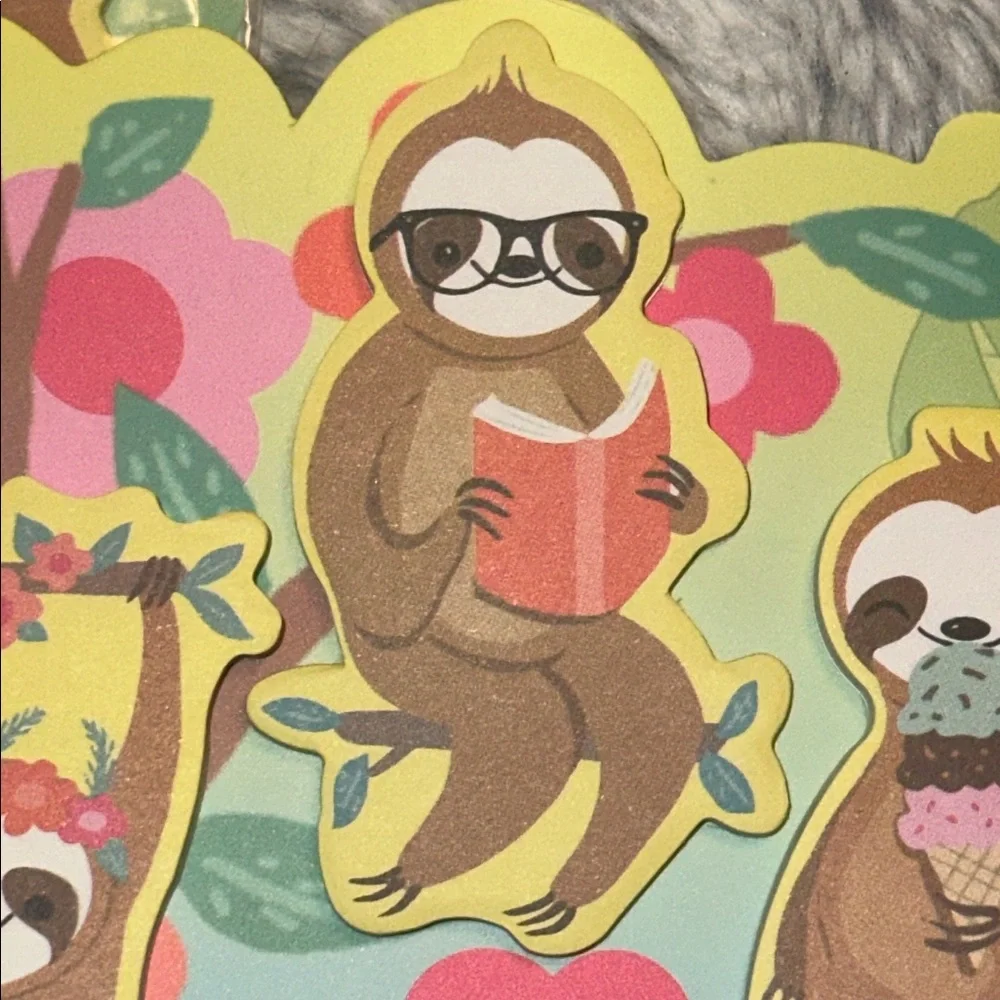 Set of 2 Sloth Page Markers