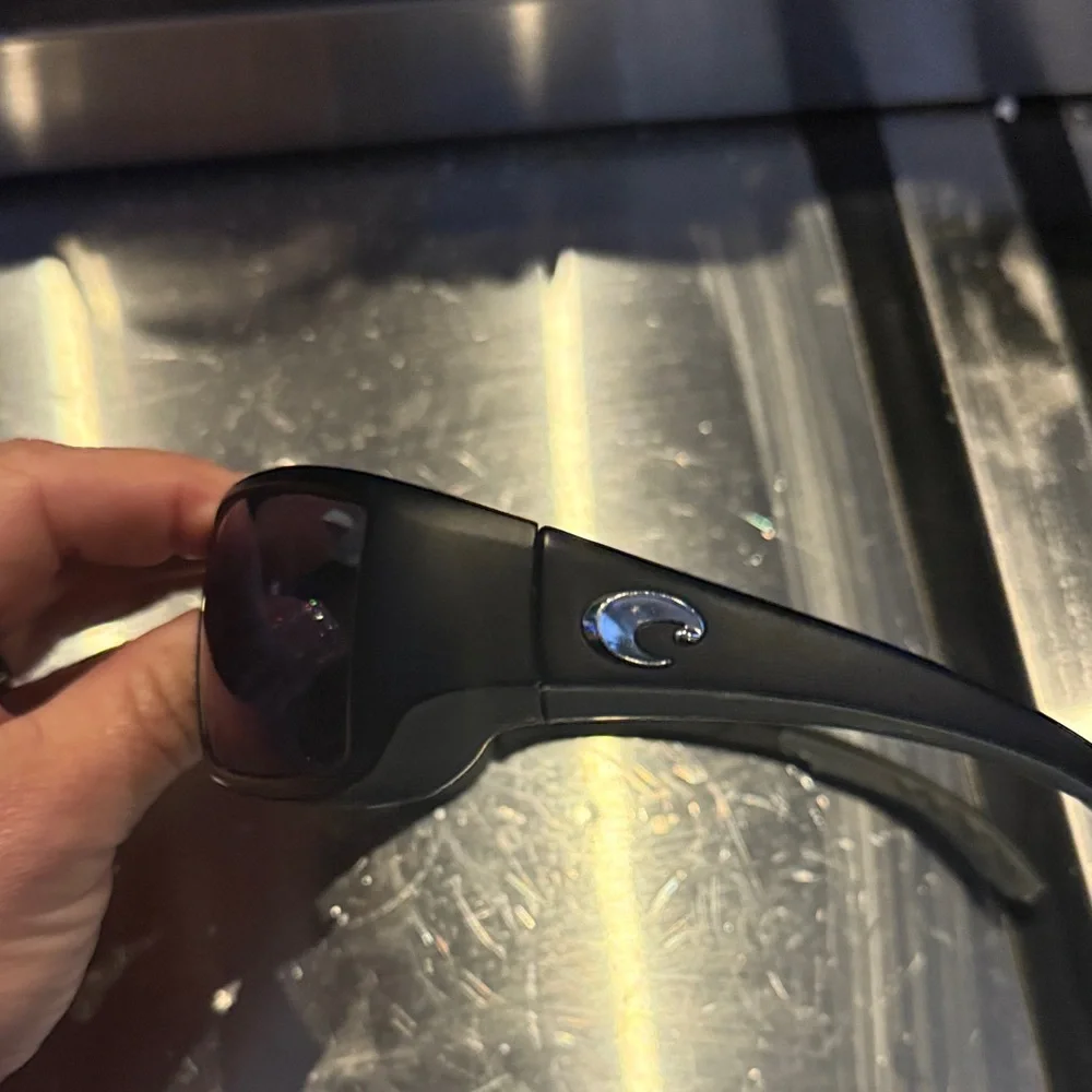 Costa Black Sunglasses with Silver Logo