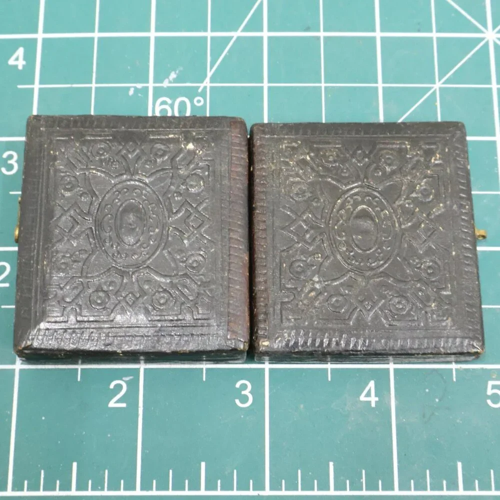 Unique Vintage antique daguerreotype