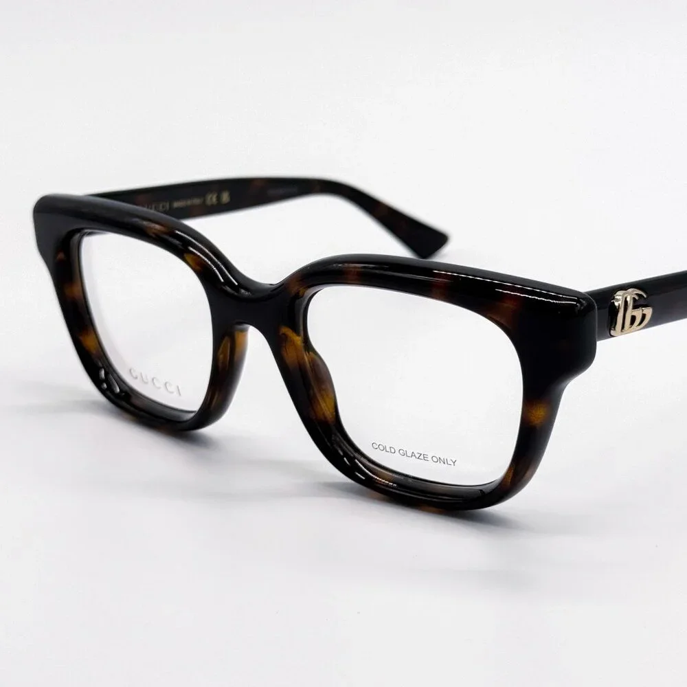 NEW GUCCI GG1831O 006 HAVANA BROWN WOMEN EYEGLASSES GUCCI
