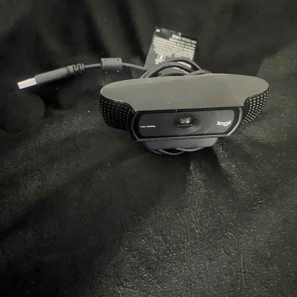 Logitech Black HD 1080p Webcam