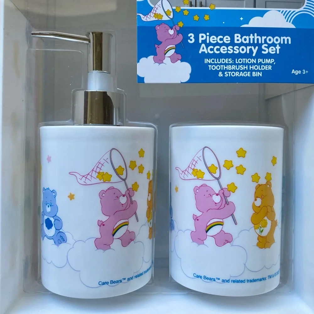 Care Bears 3-Piece Bathroom Set 🆕