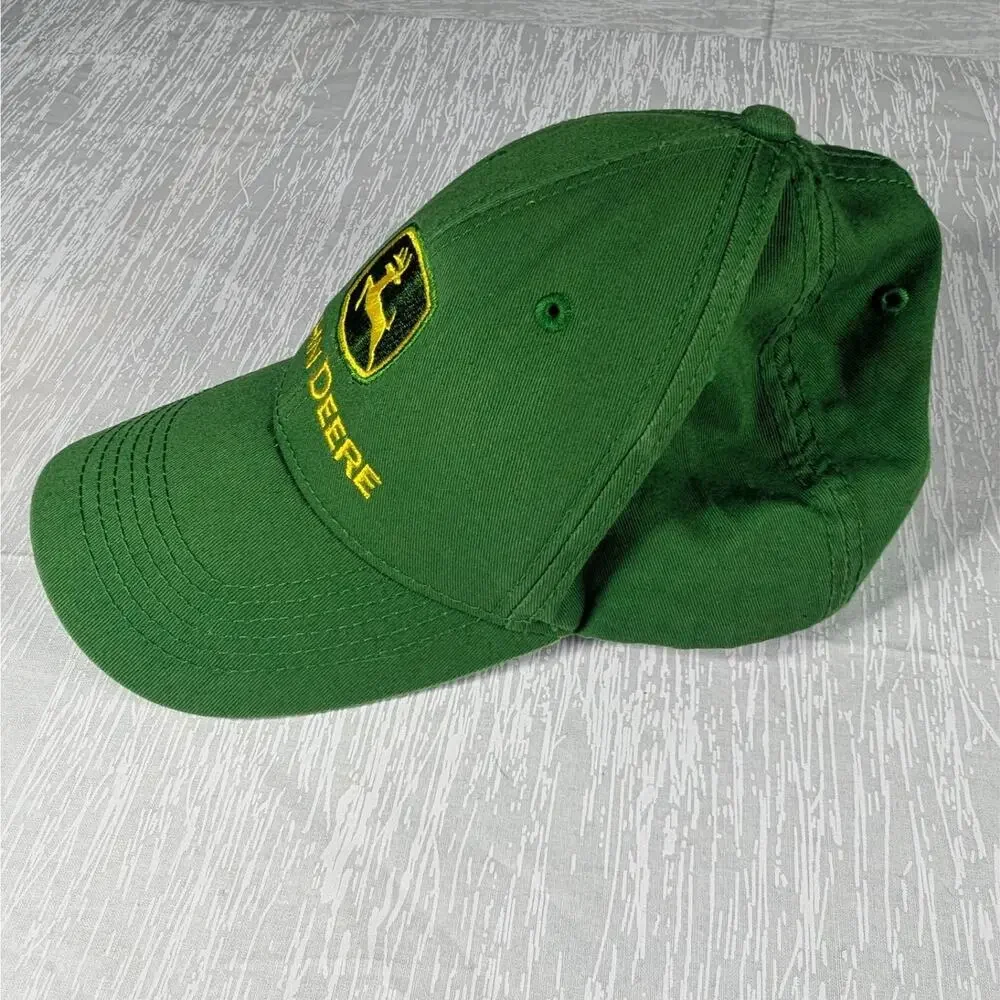 John Deere Adjustable Strap Baseball Hat Green Owners Edition