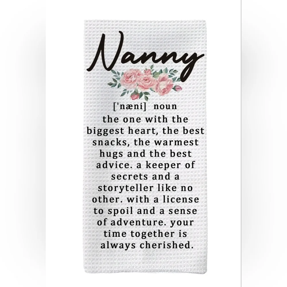 Floral Nanny Kitchen Towel