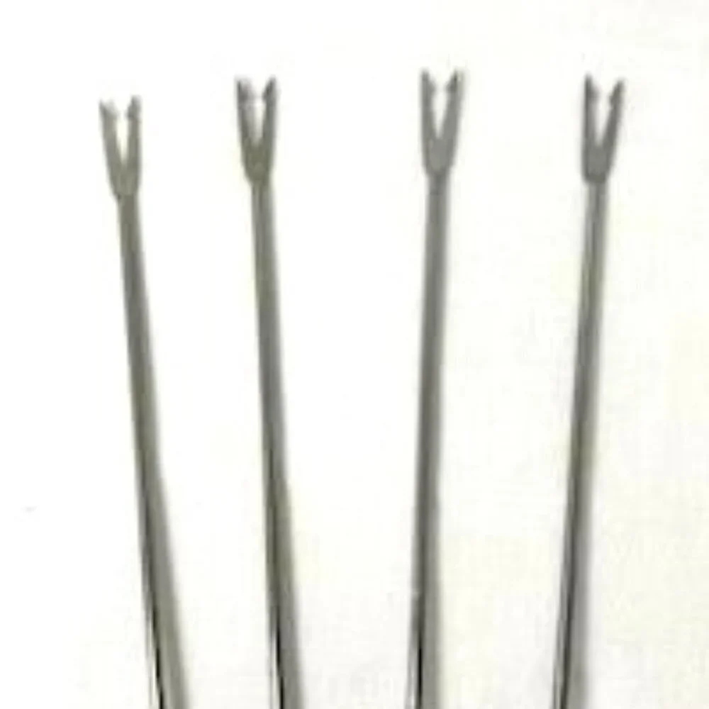 Vtg Fondue Forks Skewers Wood Handle Colored Tips Japan MCM Retro Party