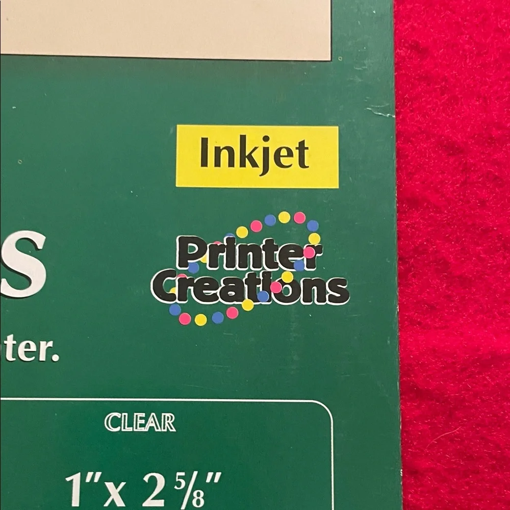 Printer Creations self adhesive