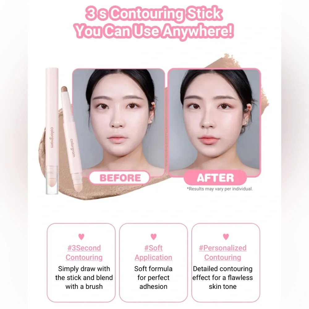 Colorgram 02 Cool Tone Re-Forming Contour Stick- grayish brown without red