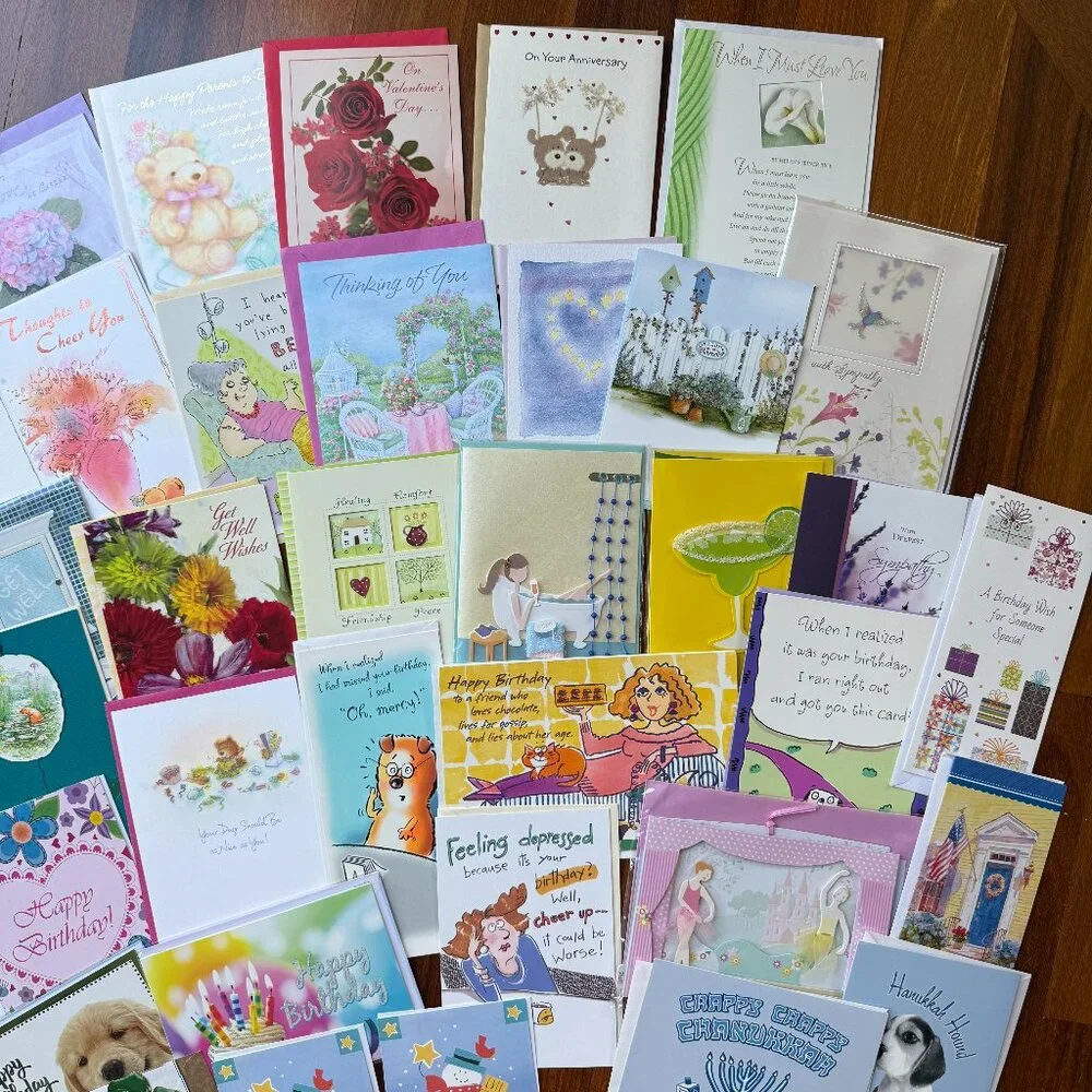 42 Assorted Greeting Cards - NEW