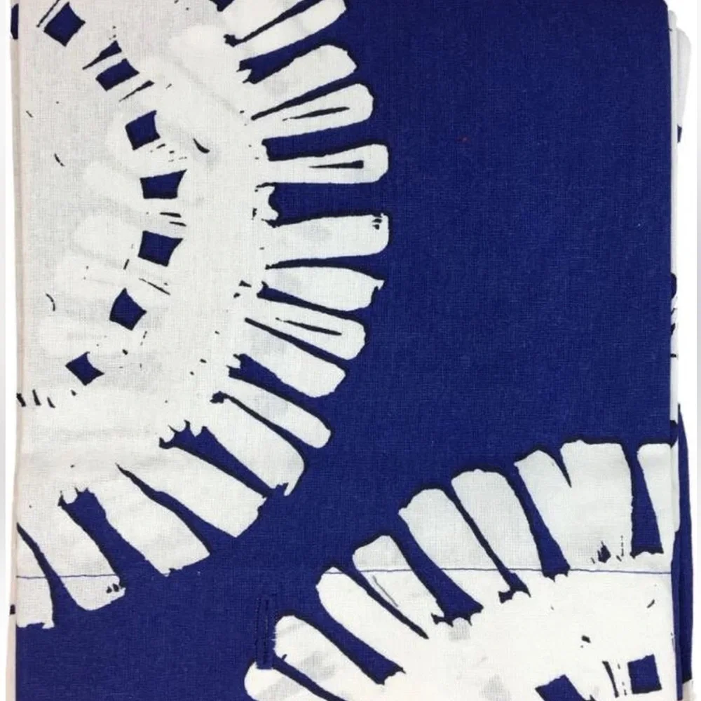 NWOT! Project 62 Cotton Fabric Shower Curtain Cotton Blue Medallion. 72”