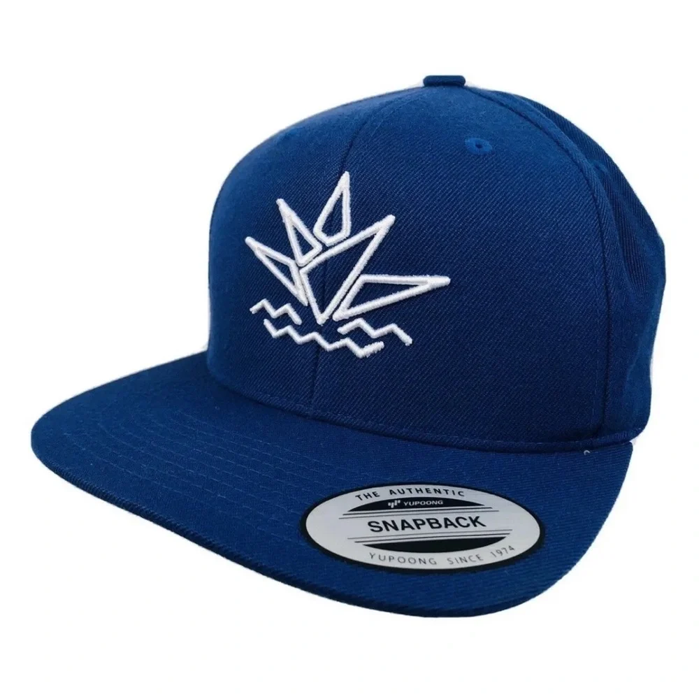 New MILAGRO TEQUILA Blue/White Agave FLAT BILL BRIM Embroidered Adjustable Cap