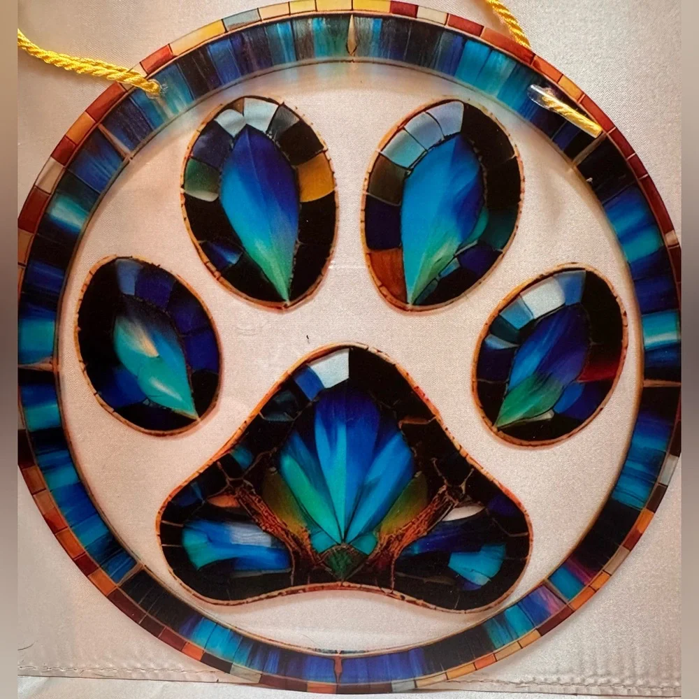 N/A these acrylic“stained