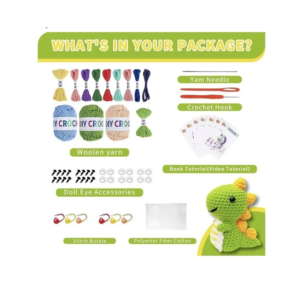 N/A 6pcs crochet