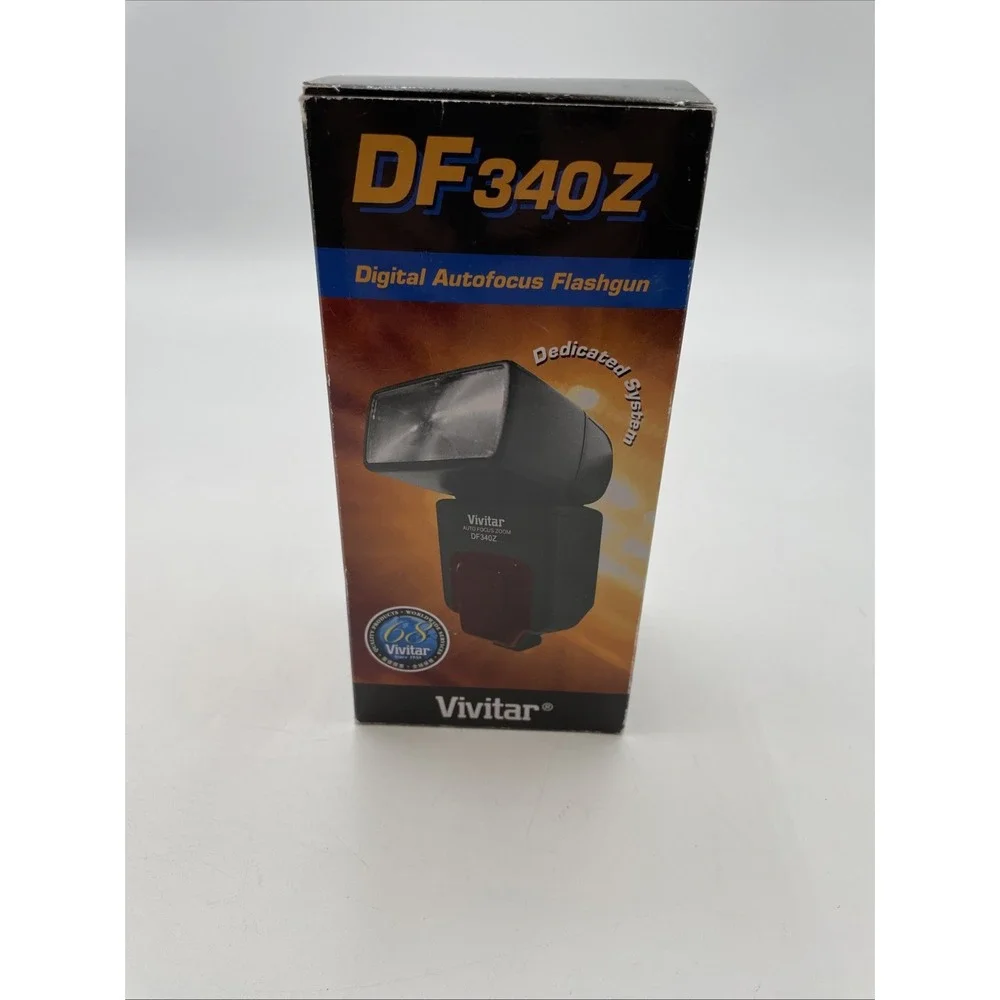 Vivitar DF340Z Digital TTL Shoe Mount Flash for Nikon i-TTL. OPEN BOX