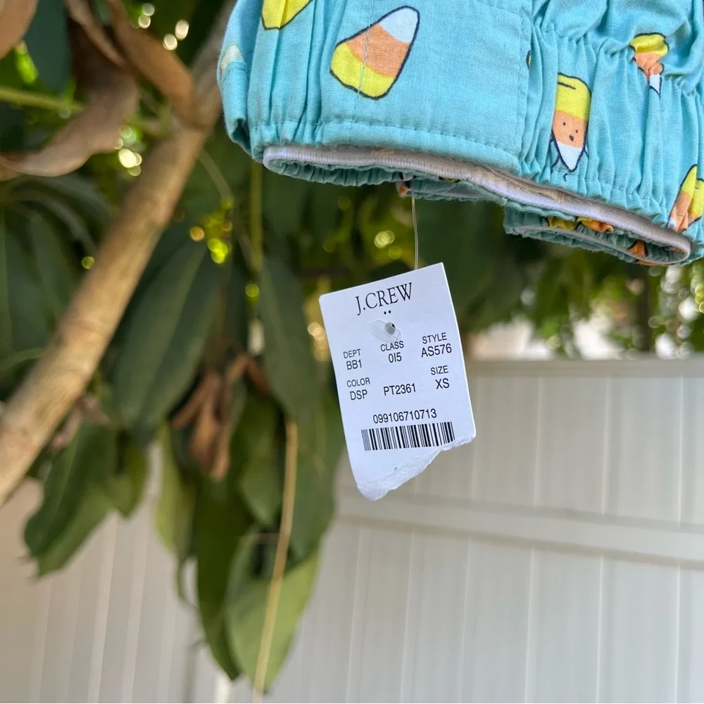 NWT J CREW Boxer Underwear with a Candy Corn Print