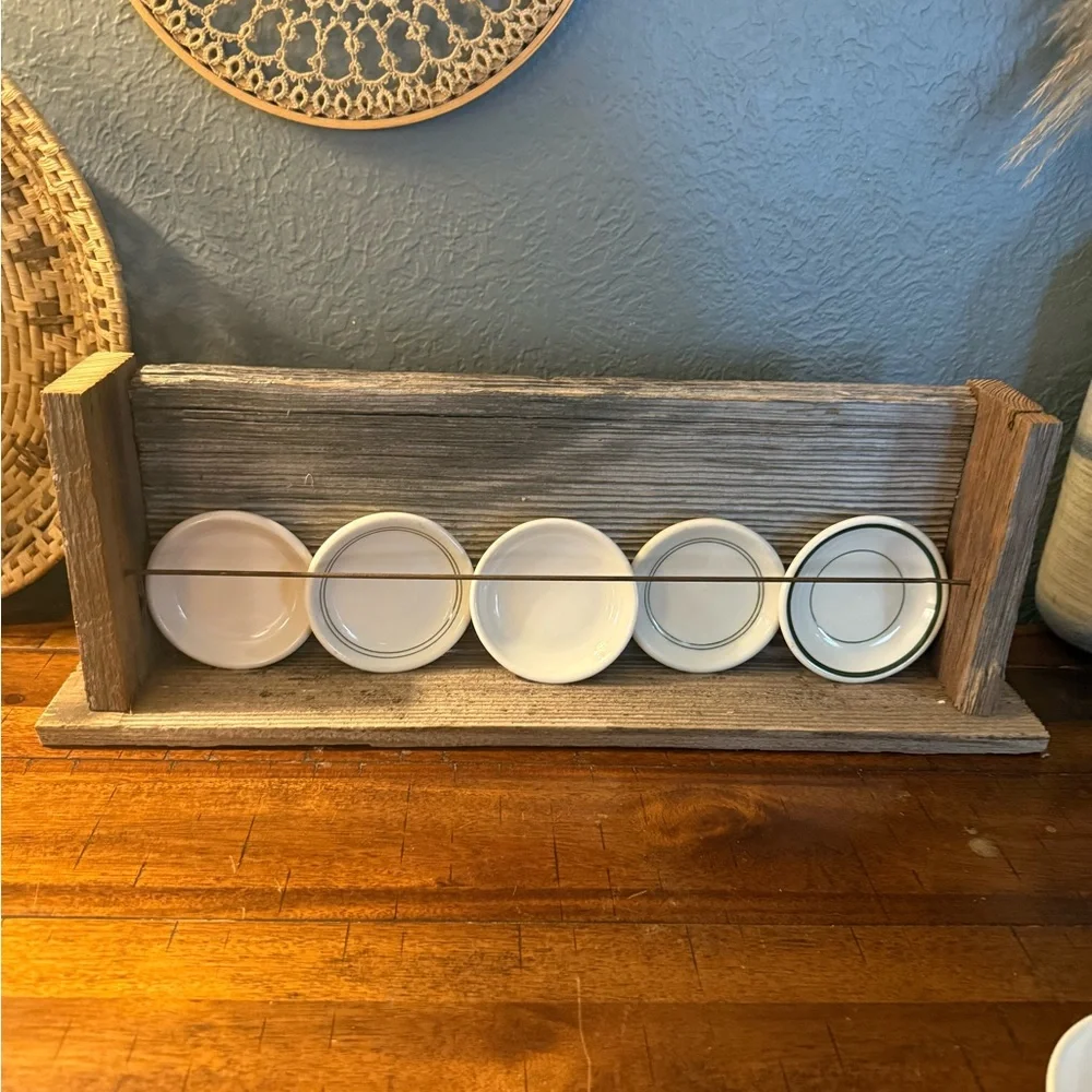 Rustic wooden shelf ( pats not included )