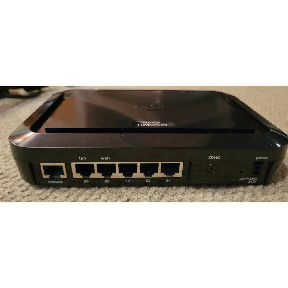 DELL Sonic Wall Soho APL31-0B9 Network Security Firewall with Power Adapter