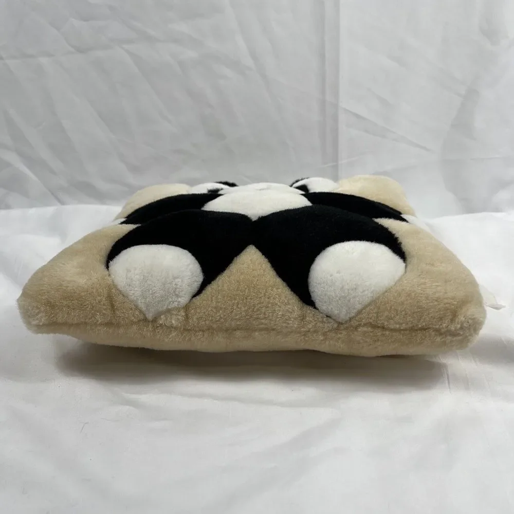 Vintage1998 TWIE Plush‎ Panda Bear Pillow 10 Inch Square Decorative