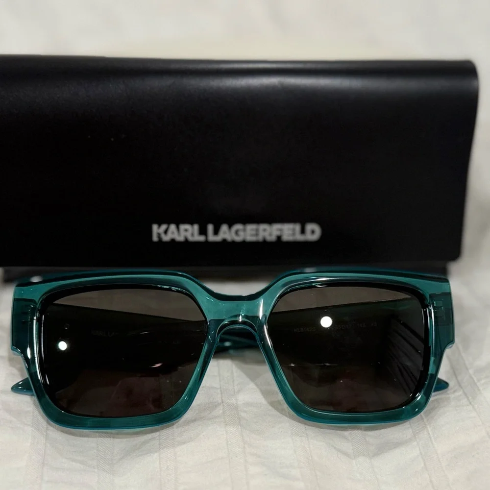 Karl Lagerfeld Teal Sunglasses