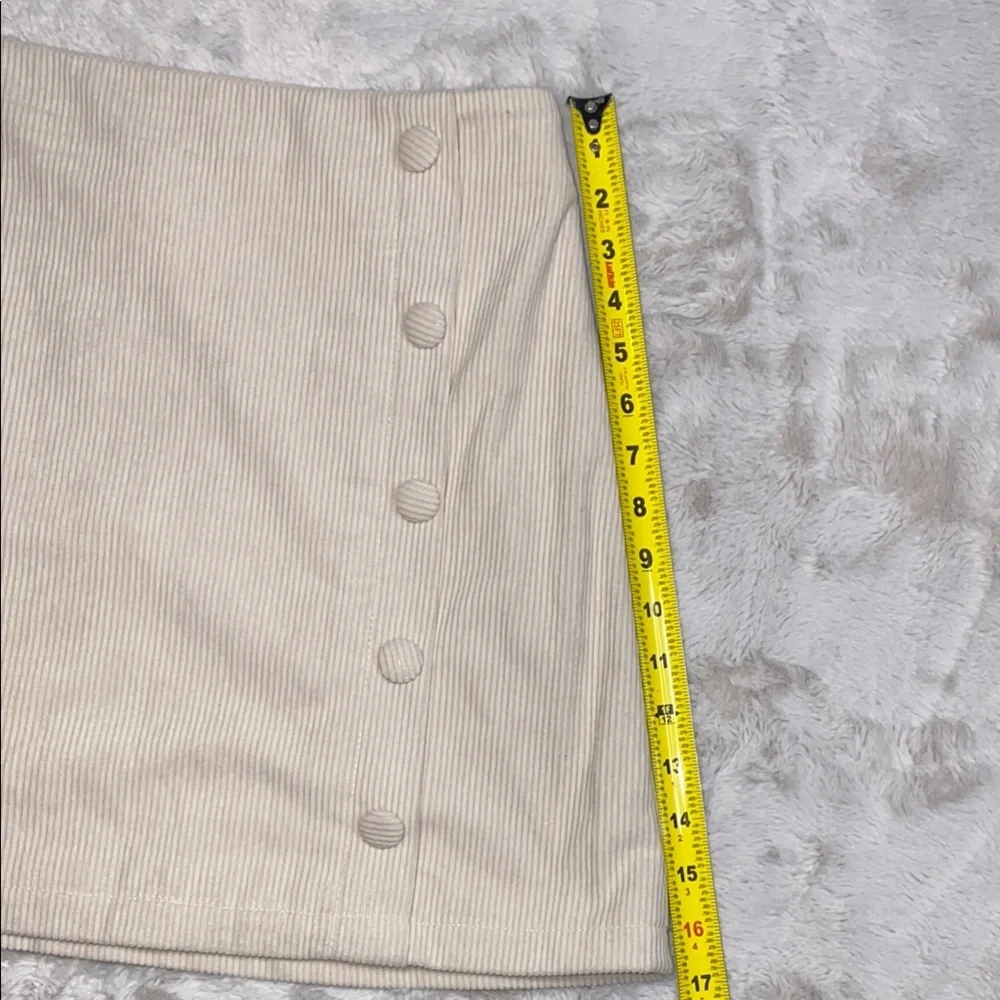 SHEIN Tan A-Line Mini Skirt for Work