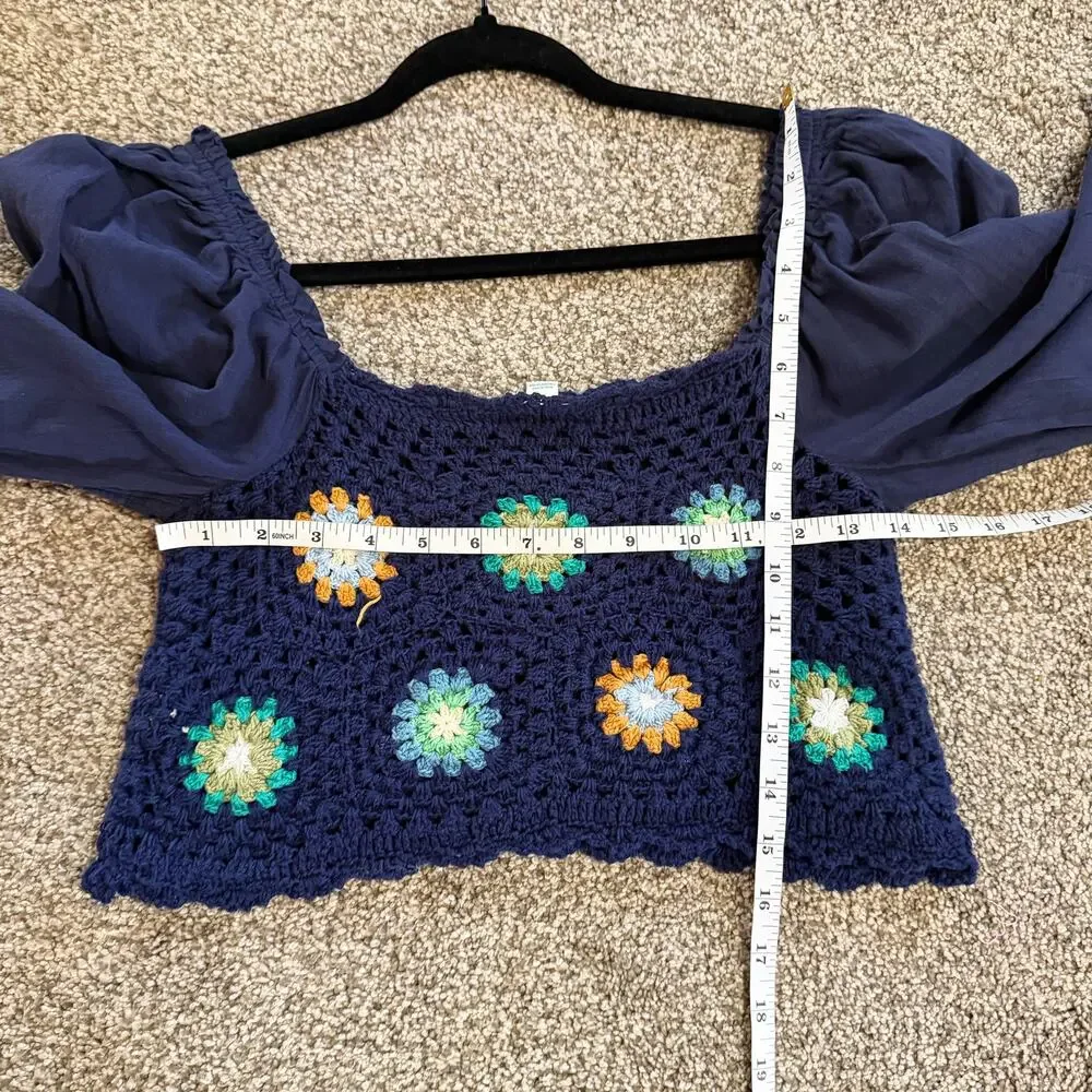 aerie crochet crop