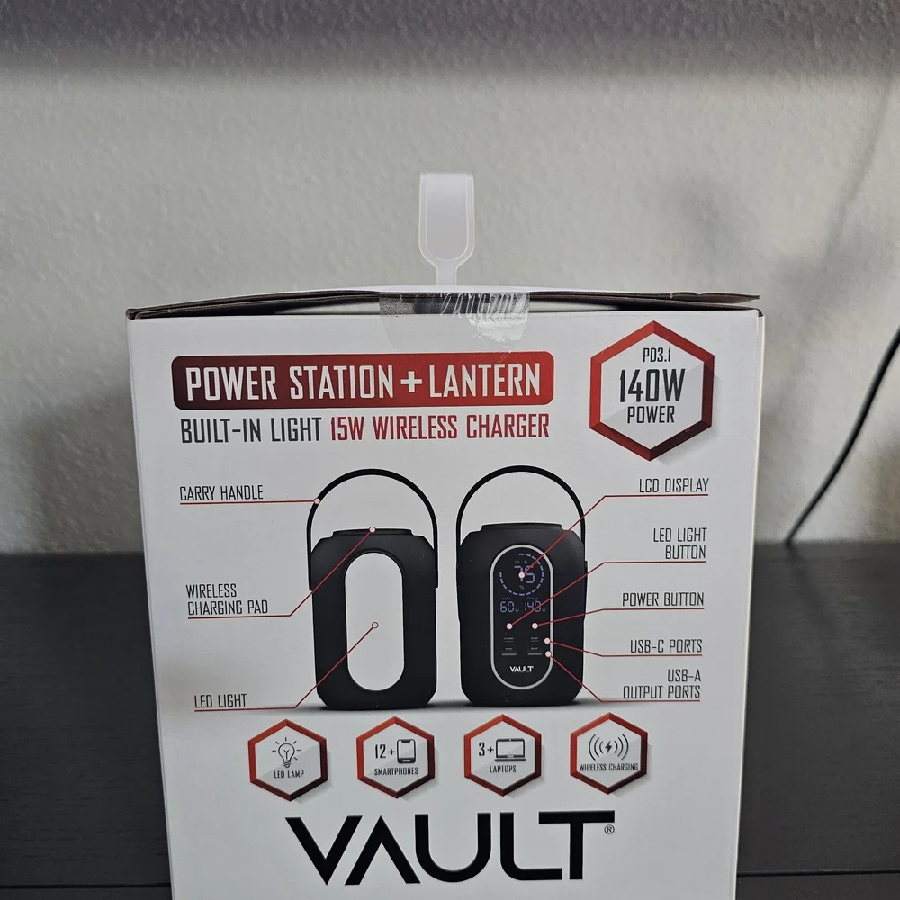 Vault Black Power Station + Lantern