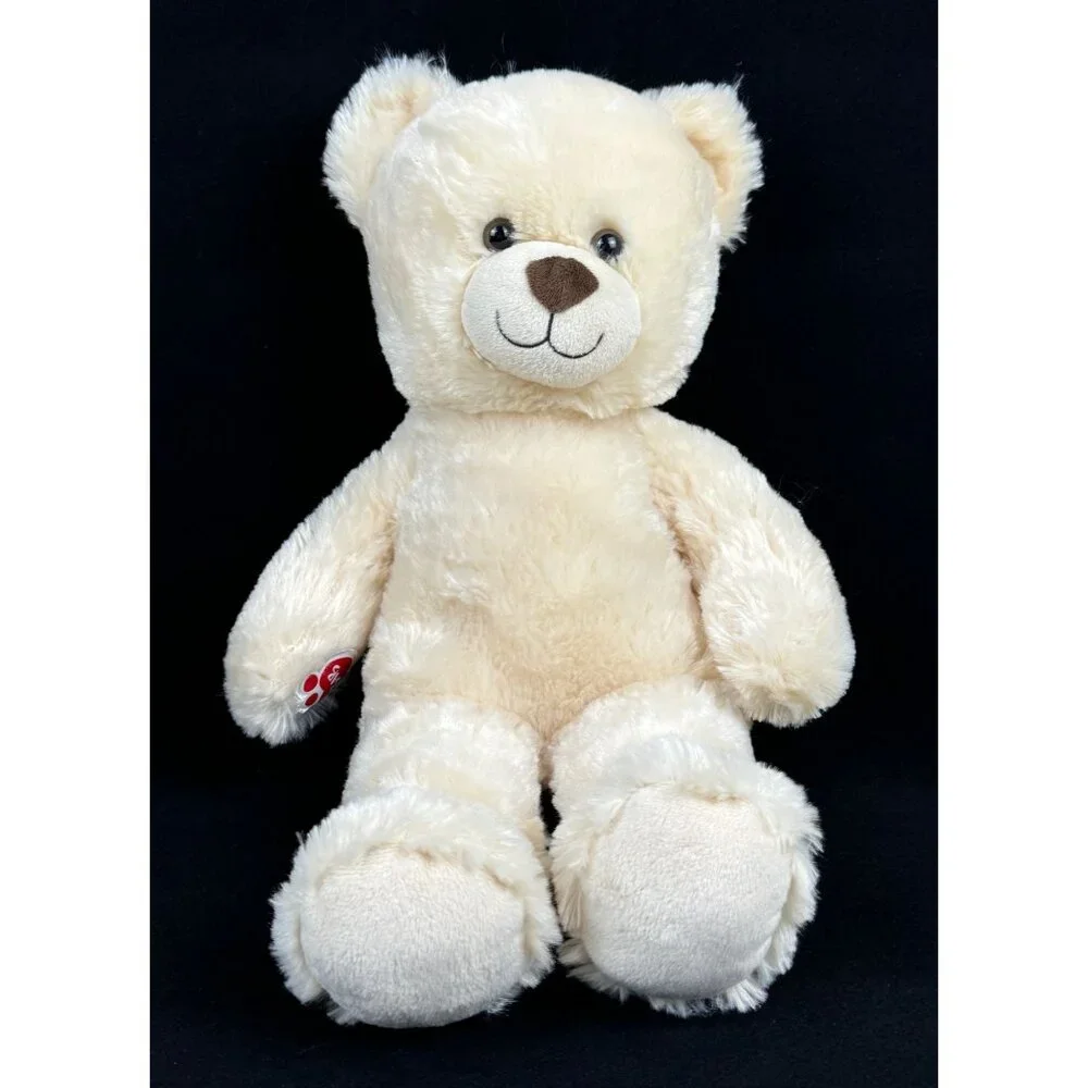 Build A Bear Workshop Lil Buttercream Cub Teddy Bear Plush Soft Cuddly Off-White