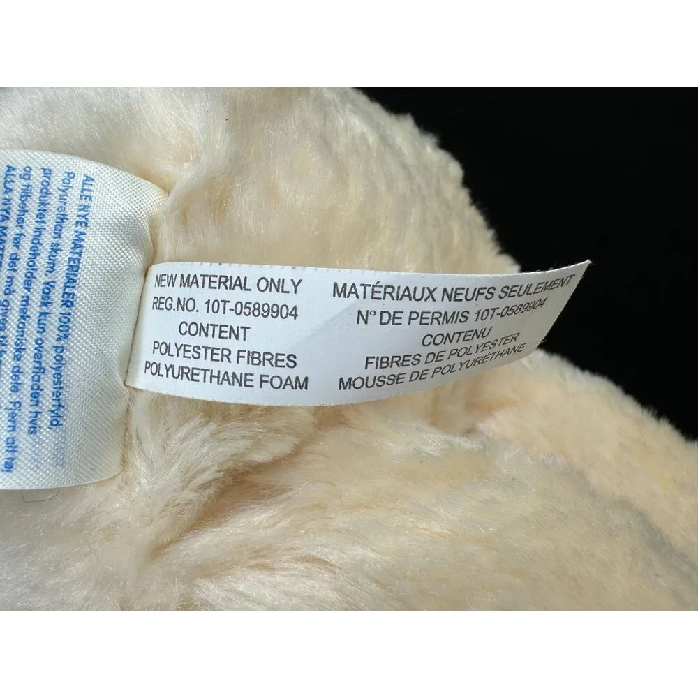 Build A Bear Workshop Lil Buttercream Cub Teddy Bear Plush Soft Cuddly Off-White