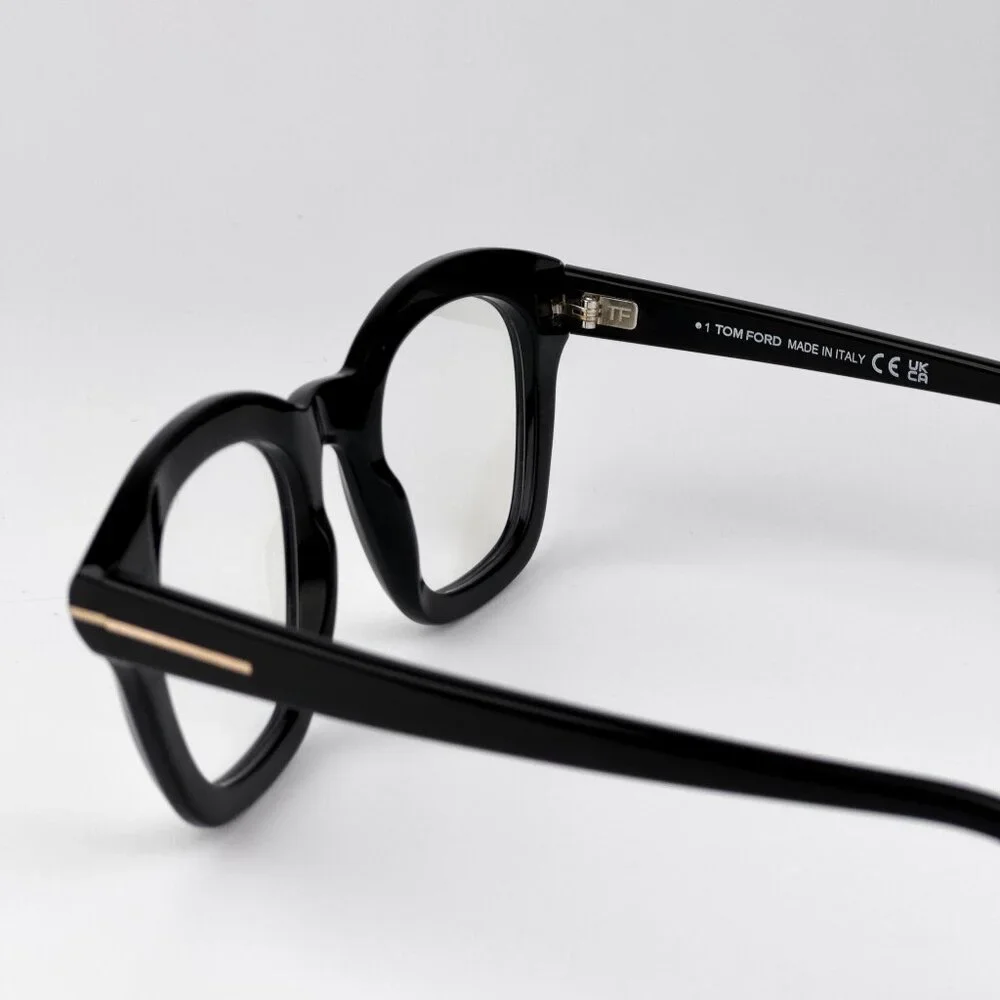 Tom Ford FT5961-B Eyeglasses – Black Square Frame | Unisex Model FT5961-B 001