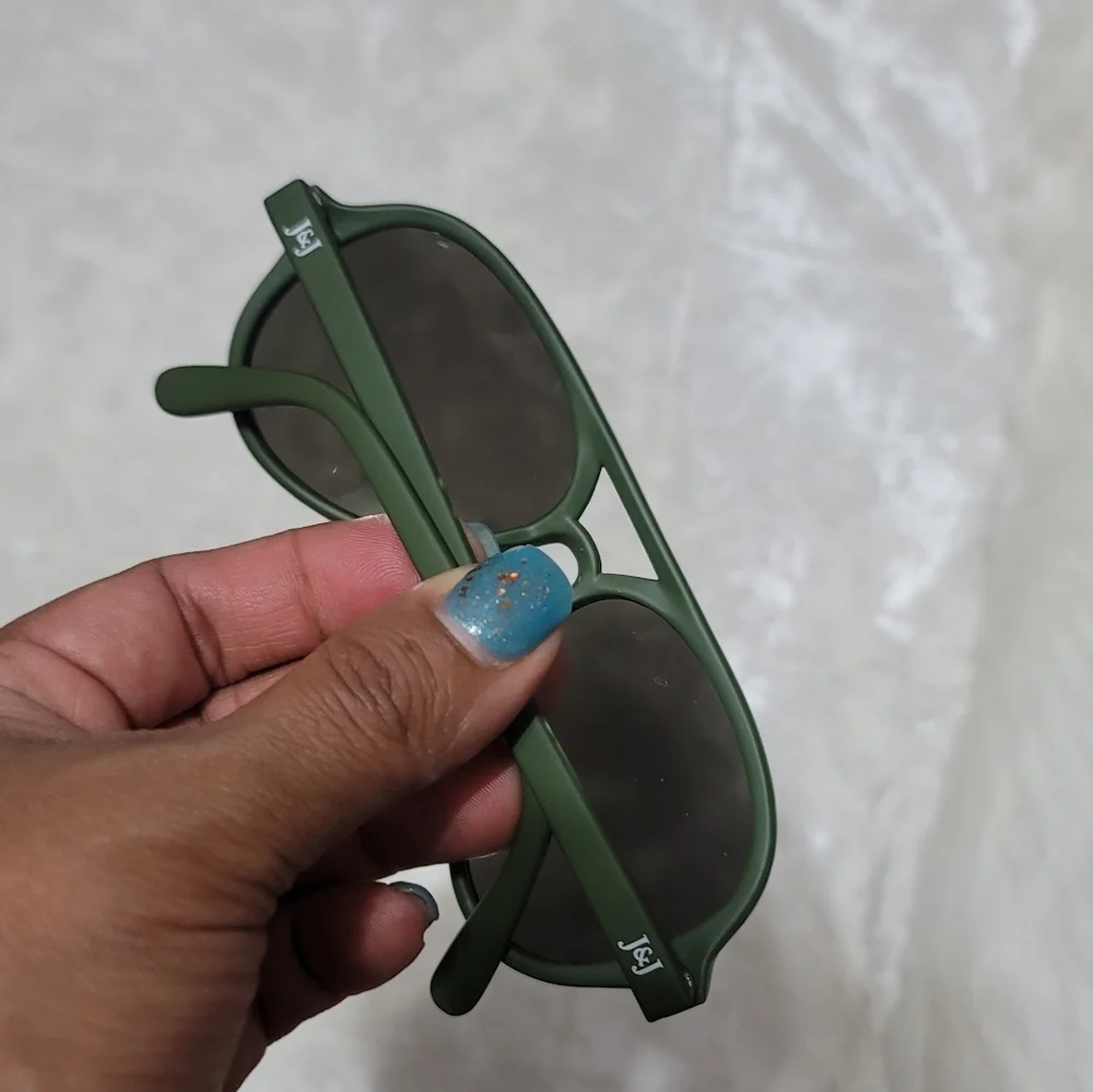 Janie and Jack green aviator