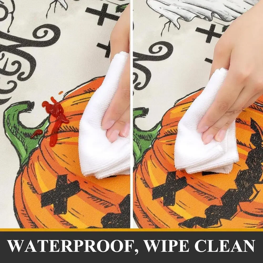 Pauwer Anti Fatigue Kitchen Mats Set of 2 Happy Halloween Pumpkins Ghosts NEW