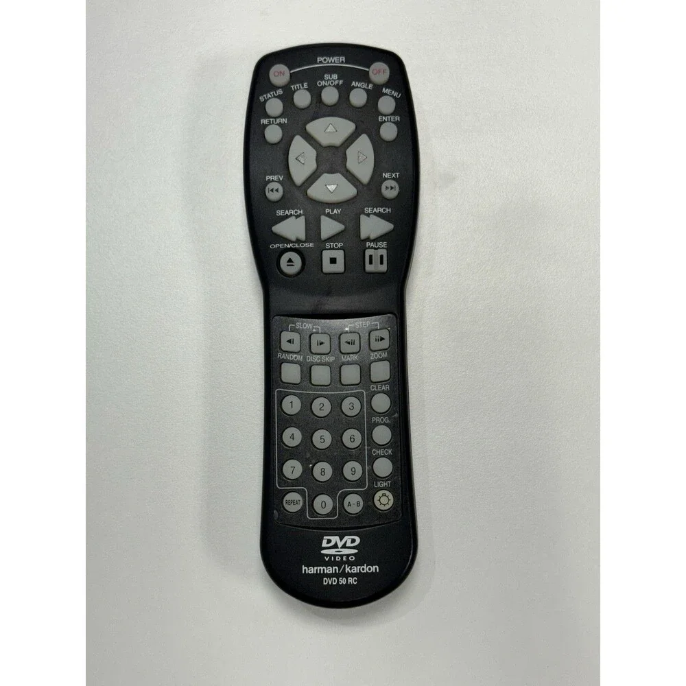 Original Harman Kardon DVD5RC DVD PLAYER Remote Control Harmon Kardon DVD 5 RC