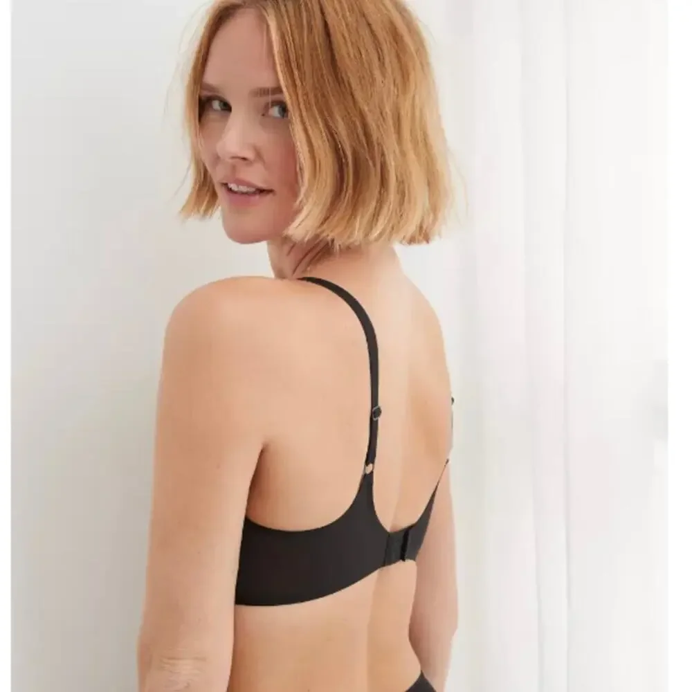 Aerie Smoothez Unlined Underwire Mesh Balconette Bra In Brown Size 36D New