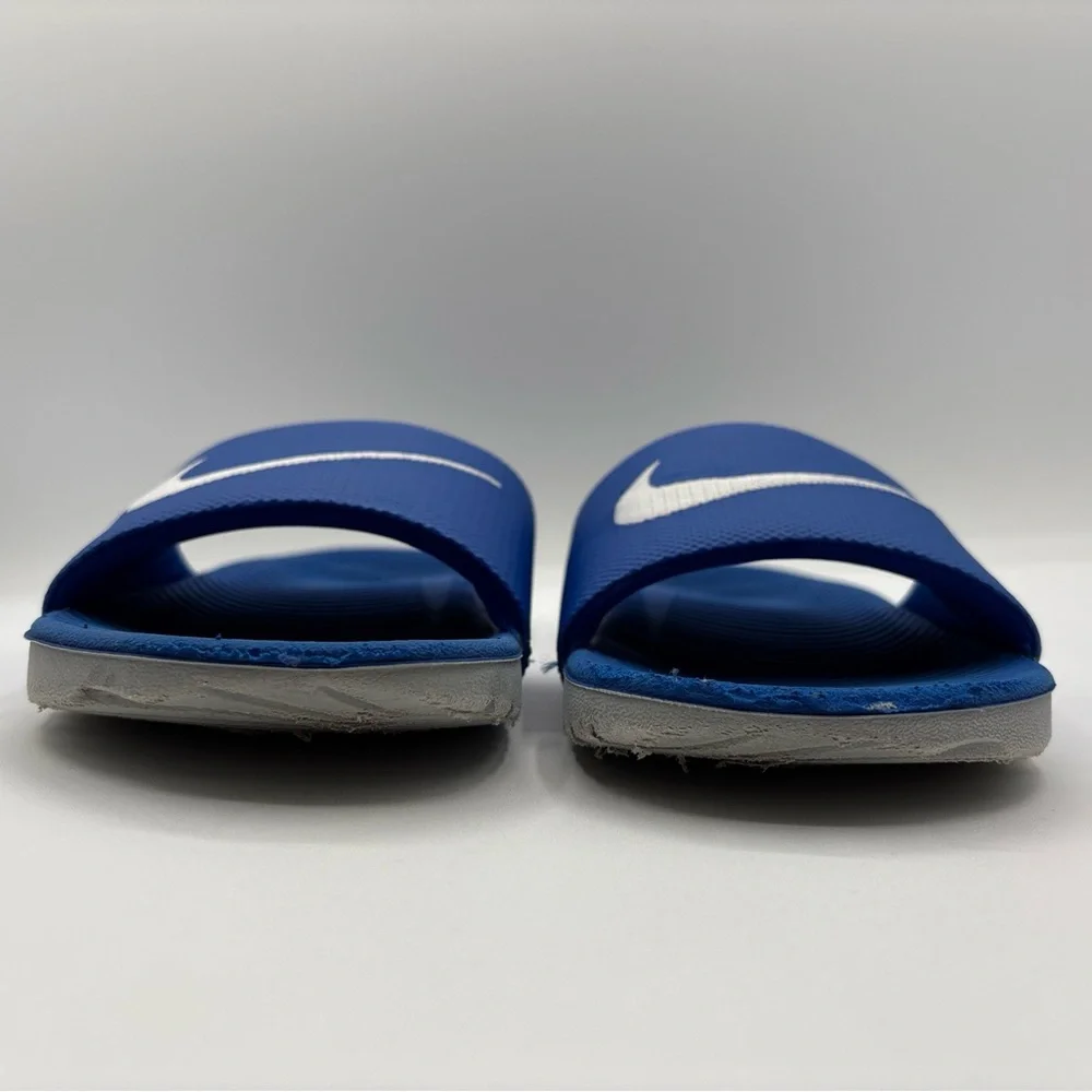 Nike Boys Youth Kawa Slide Sandals Blue/Gray Size 5Y 819352-400