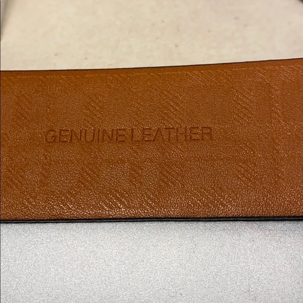 Boconi Black leather belt size 36