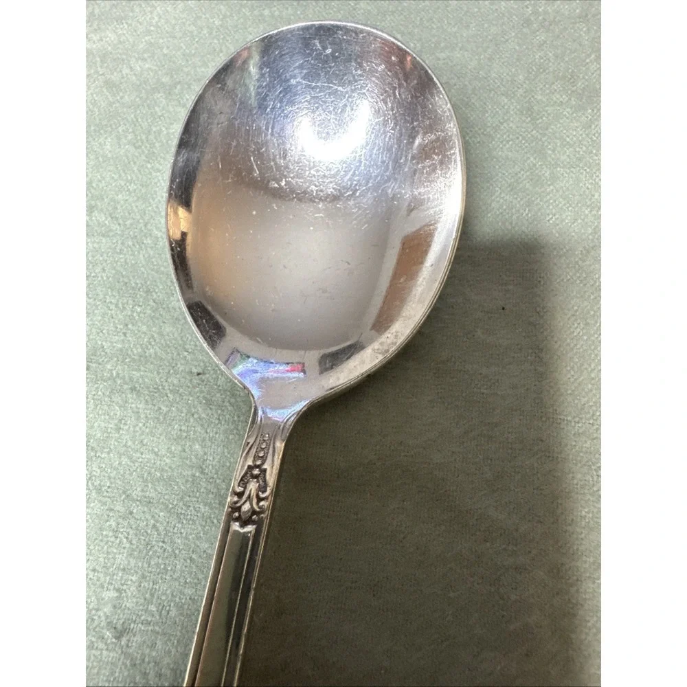 Wm Rogers Silverplate 1954 PRECIOUS  Small Casserole Spoon Original