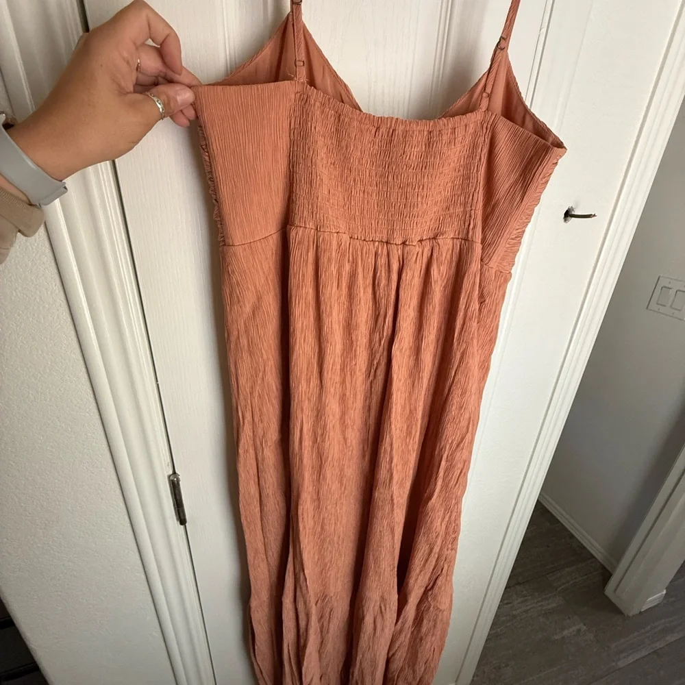 Abercrombie & Fitch crinkle maxi dress