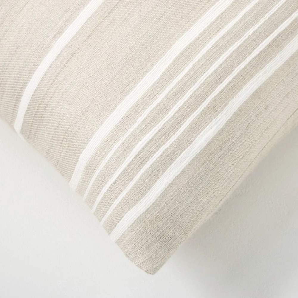 West Elm Silk Stripe Pillow Covers - Set of 2