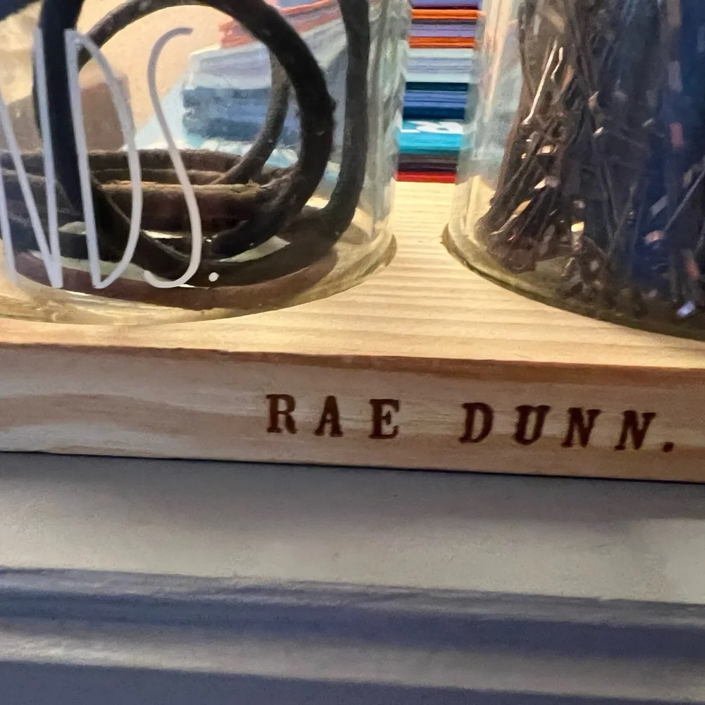 Rae Dunn glass bobby rae