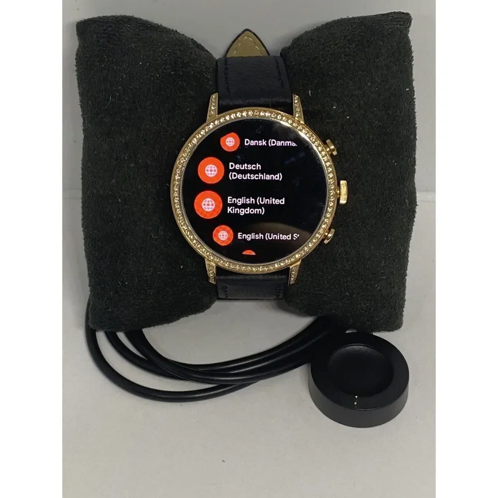 Fossil Gen 4 Authentic Digital Dial Smart Watch Custom Band FTW6015 AB438