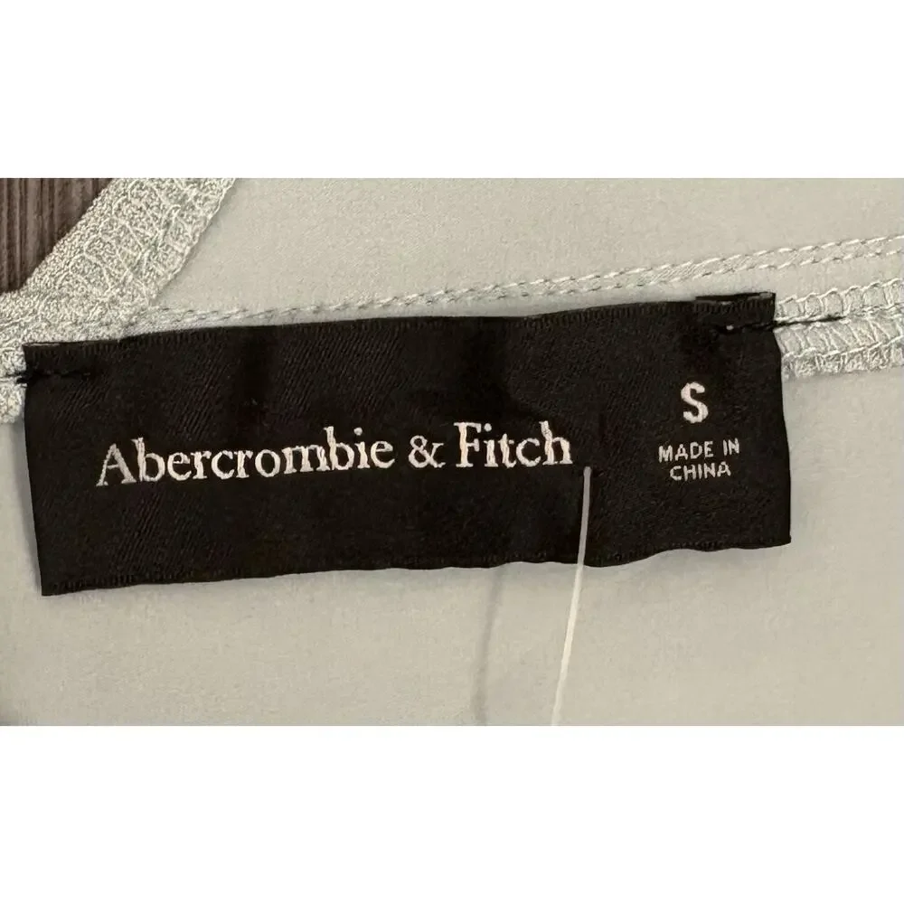 Abercrombie & Fitch Women’s Mint Green Asymmetrical Long Dress Size Small NWT