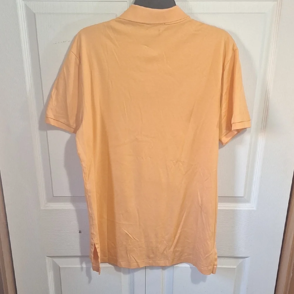 Polo by Ralph Lauren Peach Orange Pima Cotton Polo Shirt-L