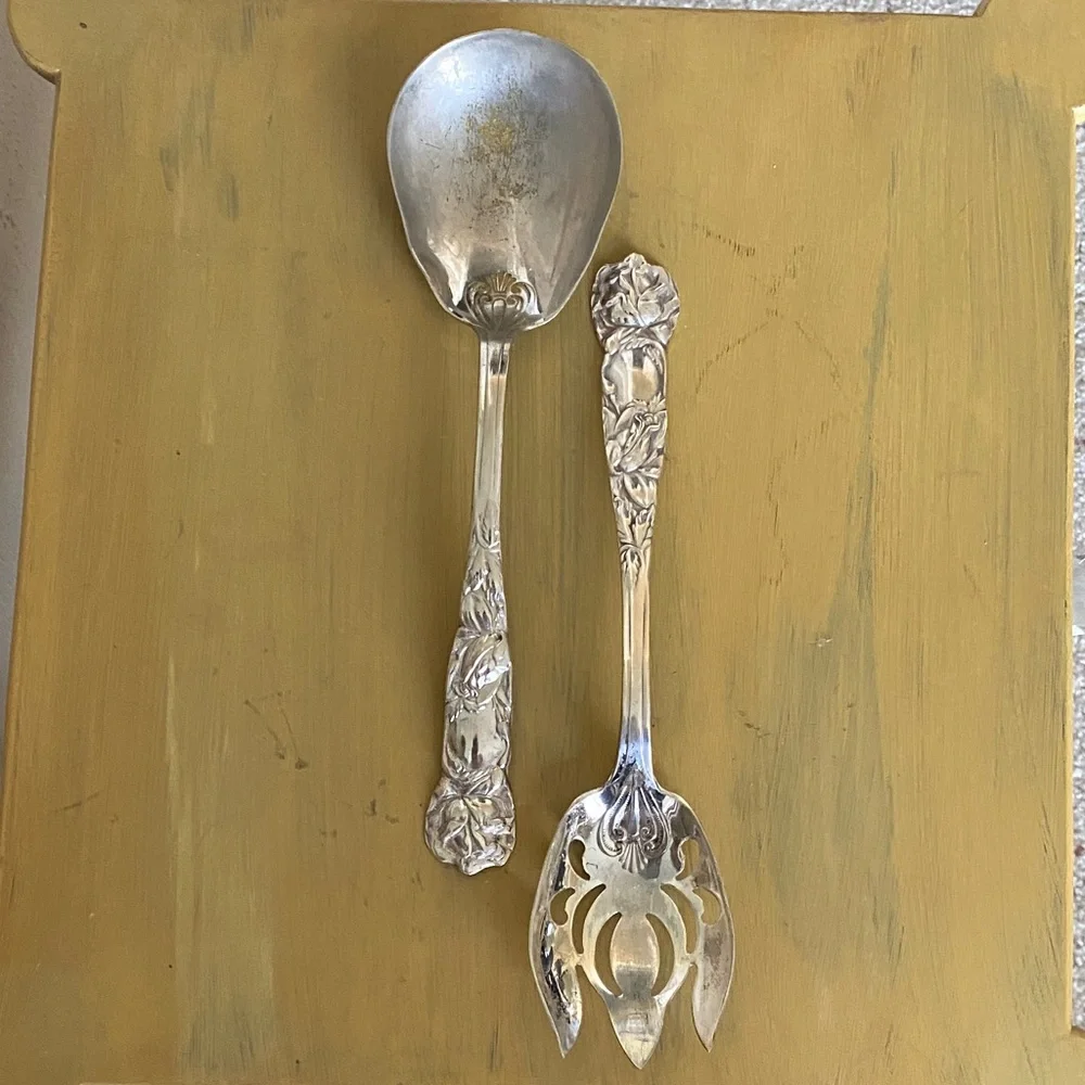 Vintage Silver Plate Serving Set