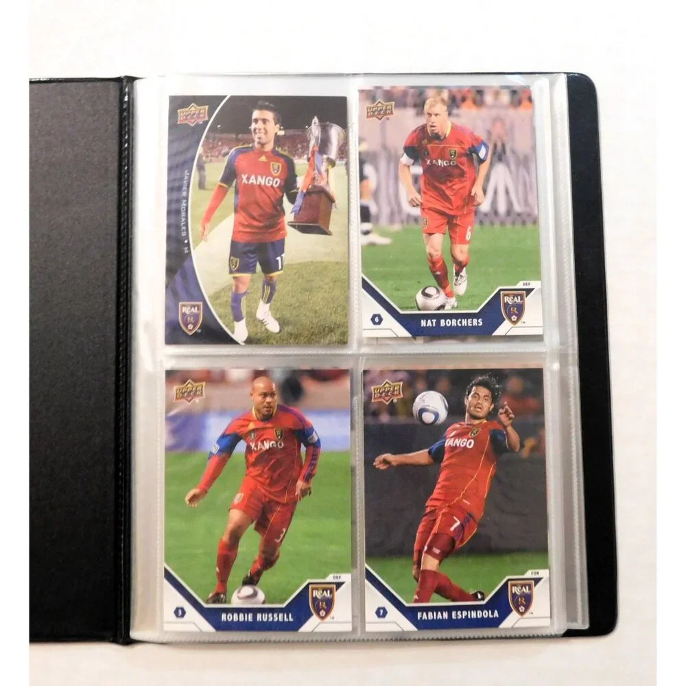 Real Salt Lake MLS Soccer Team Trading Cards Album 13 Cards Upper Deck 8x6.5