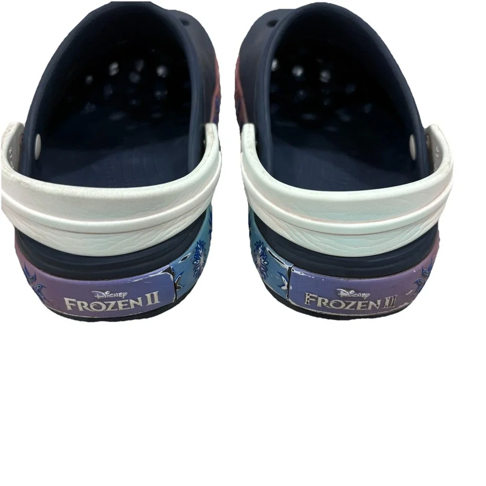 Crocs / Disney Frozen II Iconic Comfort Crocs / size 1/ Little kid / Elsa Anna