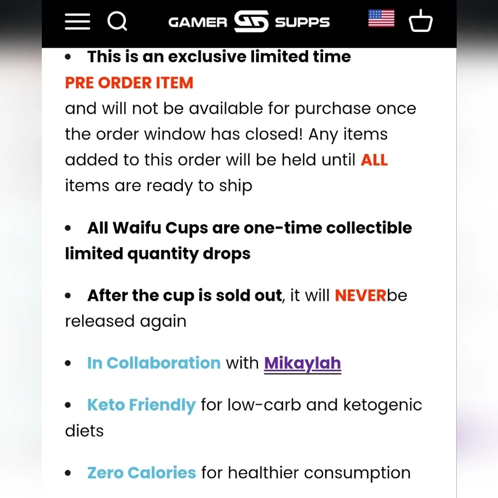 Gamer Supps mikaylah gamer