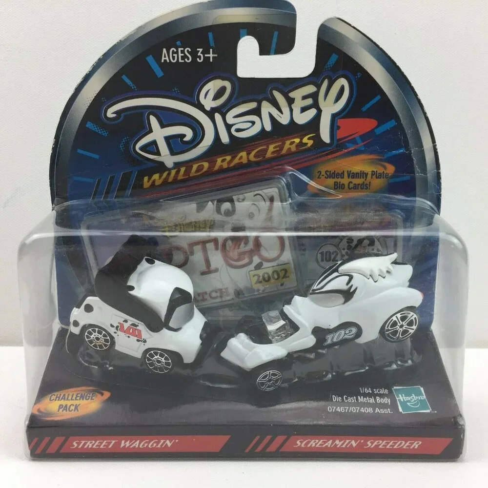 Disney Wild Racers Street Wagon Screamin Speeder Die Cast Metal Body Cars 3+
