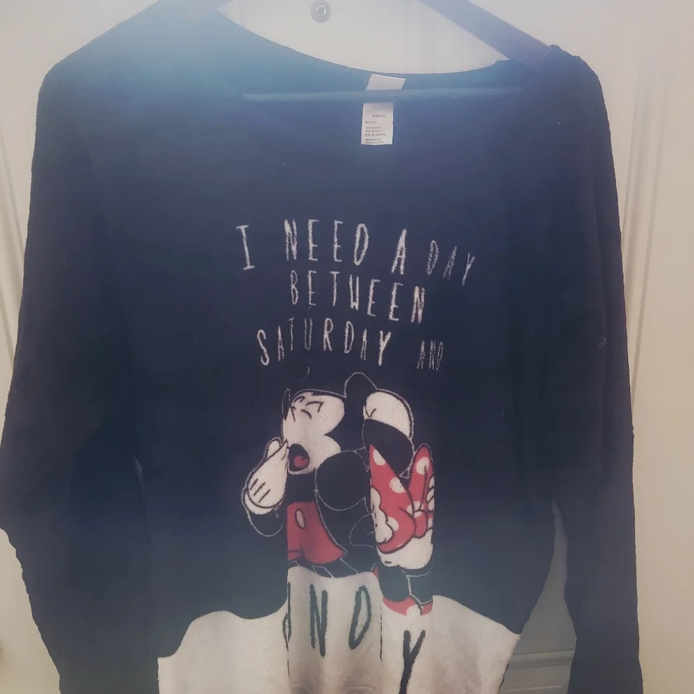 Adult Disney Set | Mickey Mouse And Minnie Mouse Yawn And Zzzz Sleep Set